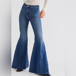 Free People Just Float On Flare Jeans